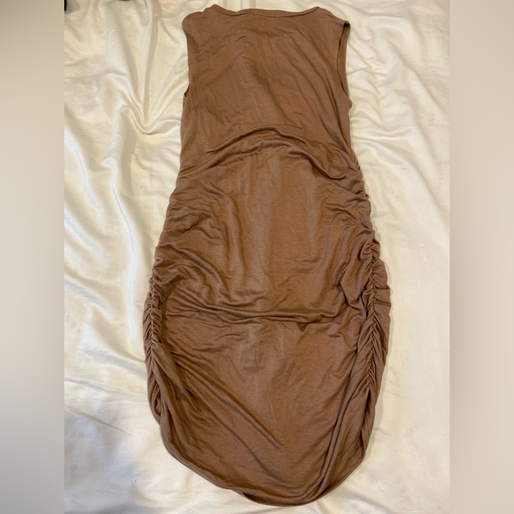 Brown tank dress